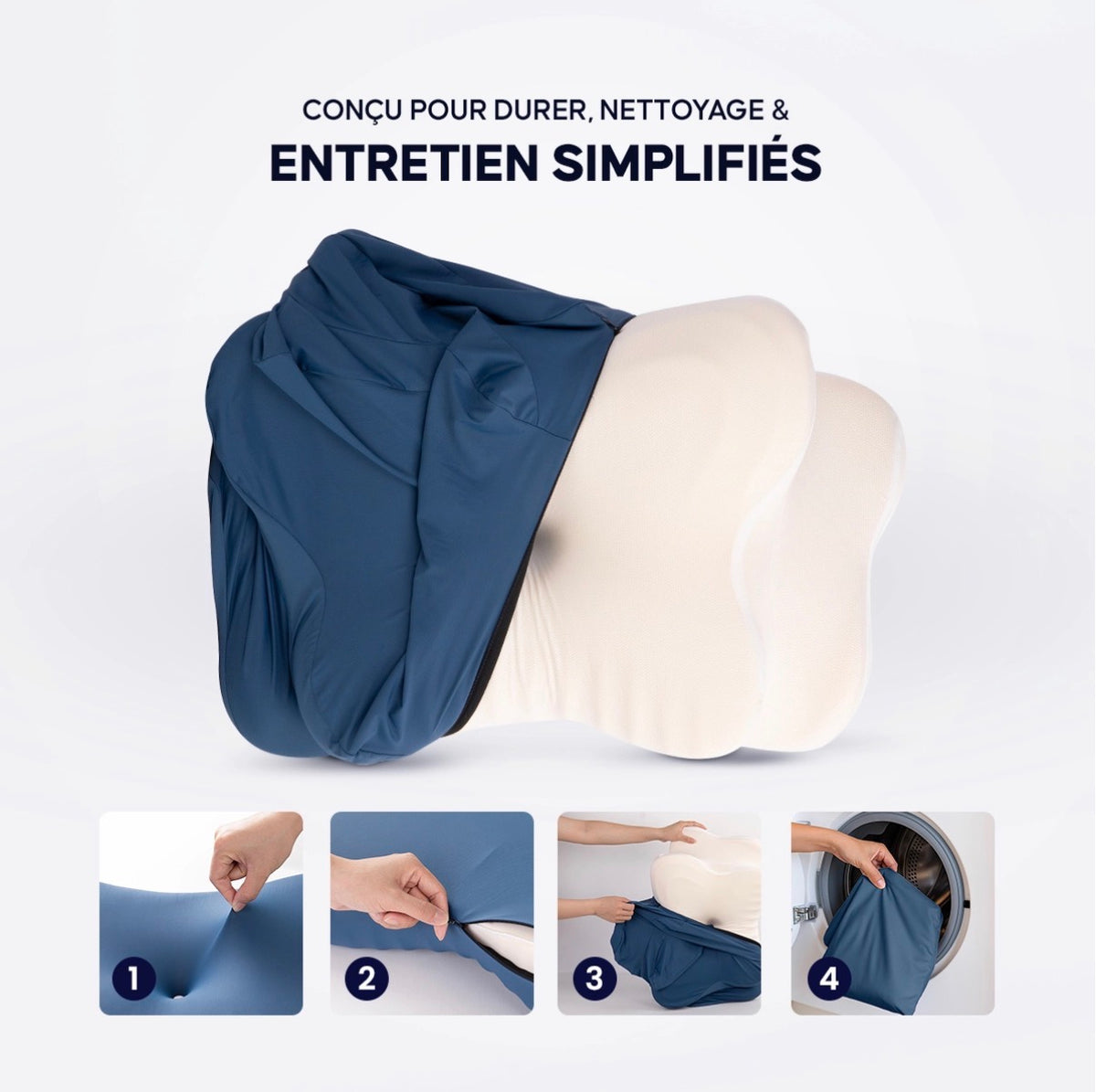 Oreiller Cervical Kinorel — Réveillez-vous enfin sans douleur Kinorel Paris